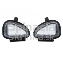 LED svetlo, podsvietenie spätného zrkadla, ľavé a pravé, VW Eos 