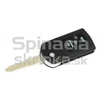 Obal kľúča, holokľúč pre Mazda 2, trojtlačítkový