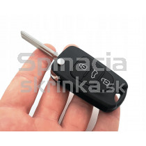 Obal kľúča, holokľúč pre Hyundai i10, trojtlačítkový