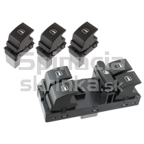 Ovládanie vypínač sťahovania okien, kompletná sada Seat Ibiza V 