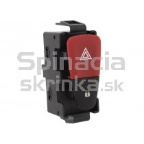Vypínač výstražných svetiel Dacia Sandero II, červený