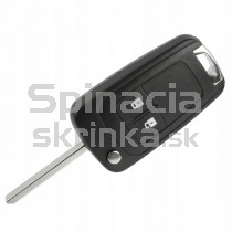 Obal kľúča, holokľúč pre Opel Meriva B, 2 tlačítkový