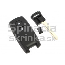 Obal kľúča, holokľúč pre Suzuki SX4, dvojtlačítkový, čierny