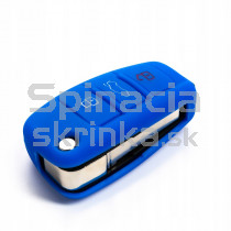 Silikonový obal, púzdro kľúča, modrý pre Audi A3