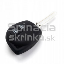 Silikonový obal, púzdro kľúča, čierny pre Suzuki Alto
