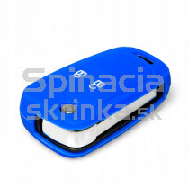 Silikonový obal, púzdro kľúča, modrý pre Opel Adam