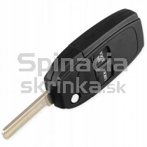 Obal kľúča, holokľúč pre Volvo C30, 2-tlačítkový, čierny