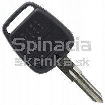 Obal kľúča, holokľúč pre Nissan Almera, 1-tlačítkový, čierny
