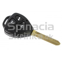 Obal kľúča, holokľúč pre Toyota Corolla, 3-tlačítkový