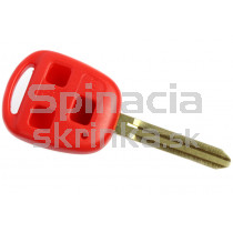 Obal kľúča, holokľúč pre Toyota Avensis, trojtlačítkový červený