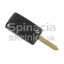 Obal kľúča, holokľúč pre Citroen Berlingo, 2-tlačítkový