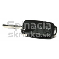 Obal kľúča, holokľúč pre Škoda Fabia II 3-tlačidla