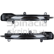 Smerovka do spätného zrkadla dynamická dymová LED ľavá + pravá Audi Q5 8R 4L0949101A