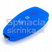 Silikonový obal, púzdro kľúča, modrý Ford Fiesta 08-17