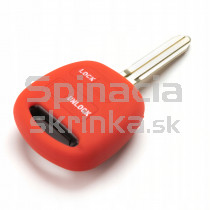 Silikonový obal, púzdro kľúča, červený Toyota Sienna