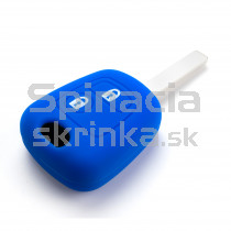 Silikonový obal, púzdro kľúča, modrý Citroen C2