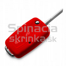 Silikonový obal, púzdro kľúča, červený VW Polo 97-12