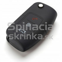 Silikonový obal, púzdro kľúča, čierny Ford S-Max 06-14
