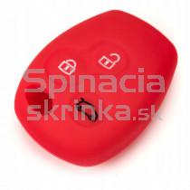 Silikonový obal, púzdro kľúča, farba červená Dacia Sandero I