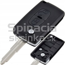 Obal kľúča, holokľúč Peugeot 4007, 4008 2-tlačítkový