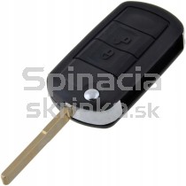 Obal kľúča, holokľúč pre Land Rover Range Rover Sport, trojtlačítkový s elektronikou 05-09