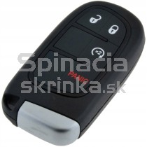 Obal kľúča, holokľúč pre Dodge Journey, štvortlačítkový s elektronikou