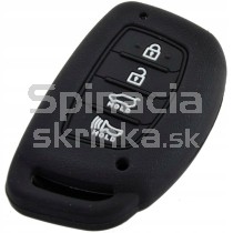 Silikonový obal, púzdro kľúča, čierny pre Hyundai I40