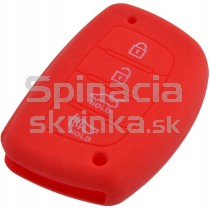 Silikonový obal, púzdro kľúča, červený pre Hyundai I40
