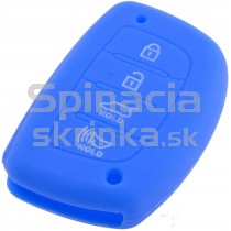 Silikonový obal, púzdro kľúča, modrý pre Hyundai I40