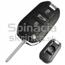 Obal kľúča, holokľúč pre Citroen  3-tlačítkový