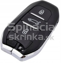 Obal kľúča, holokľúč pre Citreon C4, trojtlačítkový s elektronikou 10-16