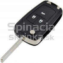 Obal kľúča, holokľúč pre Opel Insignia, 3-tlačítkový, s elektronikou 12-17