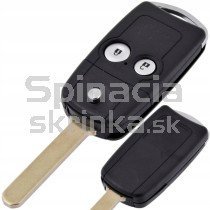 Obal kľúča, holokľúč pre Honda Civic, CR-V, Jazz 2-tlačidla