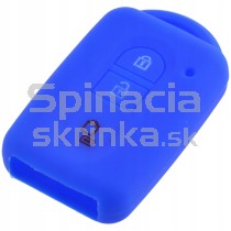Silikonový obal, púzdro kľúča, modrý pre Nissan Qashqai X-Trail Pathfinder Note Micra a