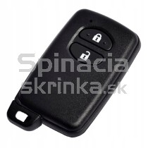 Obal kľúča, holokľúč pre Toyota IQ, dvojtlačítkový s elektronikou 08-14