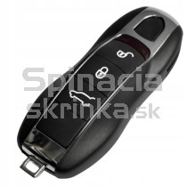 Obal kľúča, holokľúč pre Porsche Cayenne, Cayman, Boxster, 911, 987, 996, 997 trojtlačítkový