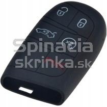 Silikonový obal, púzdro kľúča, čierny Dodge