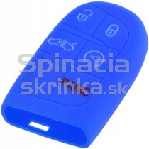 Silikonový obal, púzdro kľúča, modrý Jeep