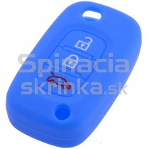 Silikonový obal, púzdro kľúča, modrý pre Renault Clio Kangoo Wind