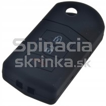 Silikonový obal, púzdro kľúča, čierny pre Mazda 2, 3, 5, 6, RX-8, CX-7