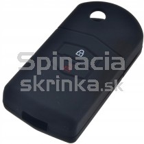Silikonový obal, púzdro kľúča, pre Mazda 2, 3, 5, 6, RX-8, CX-7 čierny 