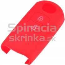 Silikonový obal, púzdro kľúča, pre Mazda 2, 3, 6, CX-5 červený