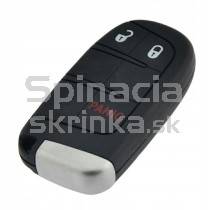 Obal kľúča, holokľúč pre Dodge Challenger, Charger, Journey trojtlačítkový s elektronikou 11-20