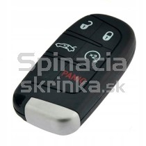 Obal kľúča, holokľúč pre Dodge Challenger, Charger, Dart, päťtlačítkový s elektronikou 11-18