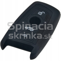Silikonový obal, púzdro kľúča, čierny pre BMW séria F