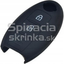 Silikonový obal, púzdro kľúča pre Nissan Note Juke Micra Cube X-Trail Murano Qashqai čierny