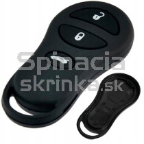 Obal kľúča, holokľúč pre Dodge, 3 - tlačidla