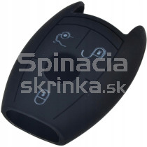 Silikonový obal, púzdro kľúča, čierny pre Mercedes CLK-Trieda, SLK-Trieda, CLS-Trieda, GL-Trieda, Vito, Viano, Sprinter