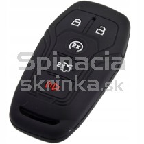 Silikonový obal, puzdro kľúča pre Ford Fusion, Mustang, Edge, Explorer čierny