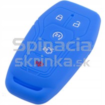 Silikonový obal, puzdro kľúča pre Ford Fusion, Mustang, Edge, Explorer modrý